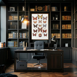 Butterfly Collection and Smokey Bear Poster PosterGoat