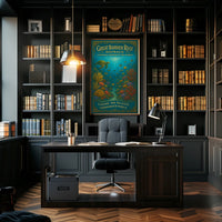 Great Barrier Reef Australia Underwater Marine Life Poster