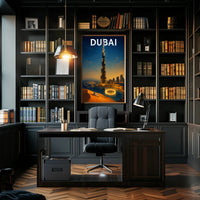 Dubai Skyline Poster