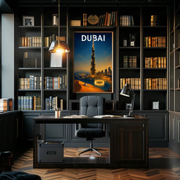 Dubai Skyline Poster