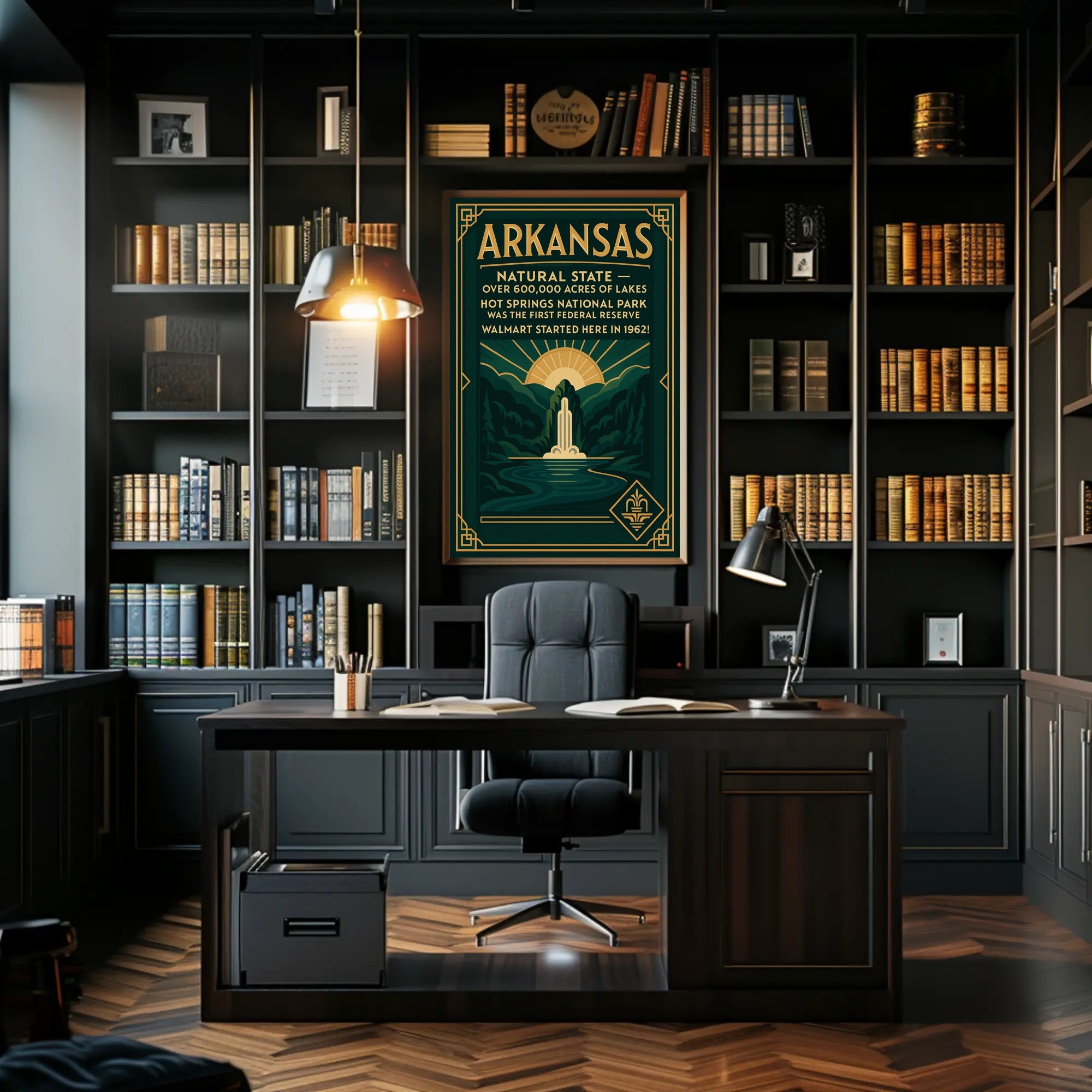 Arkansas The Natural State Poster