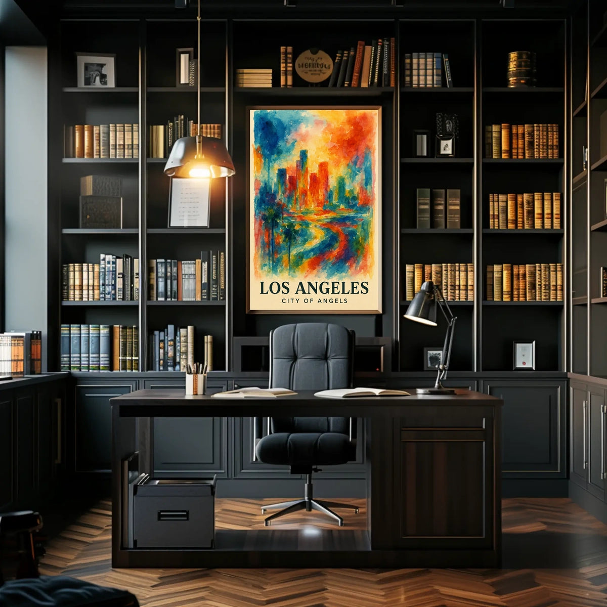 Los Angeles City Of Angels Poster