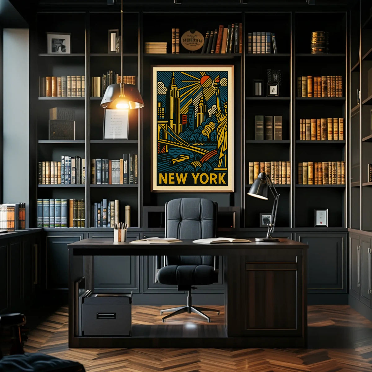 New York Cityscape Poster