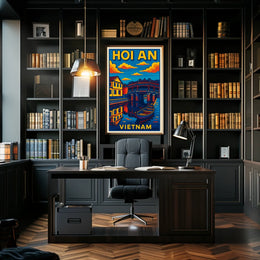 Hoi An Vietnam Travel Poster
