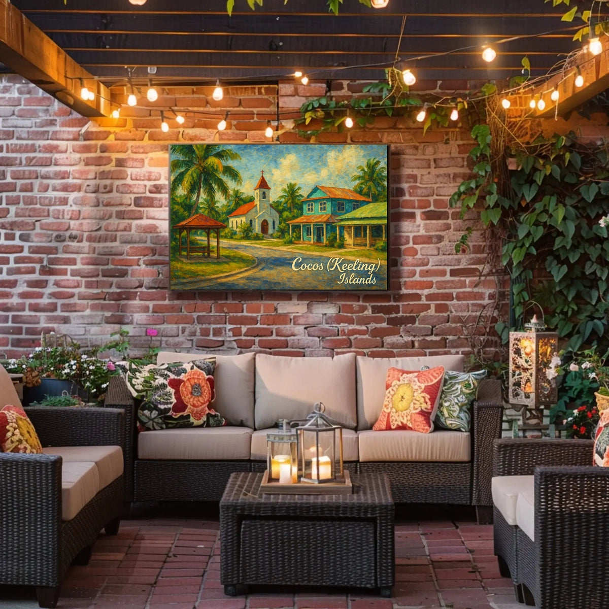 Cocos (Keeling) Islands Tropical Serenity Poster