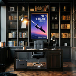 SR-71 Blackbird Poster PosterGoat