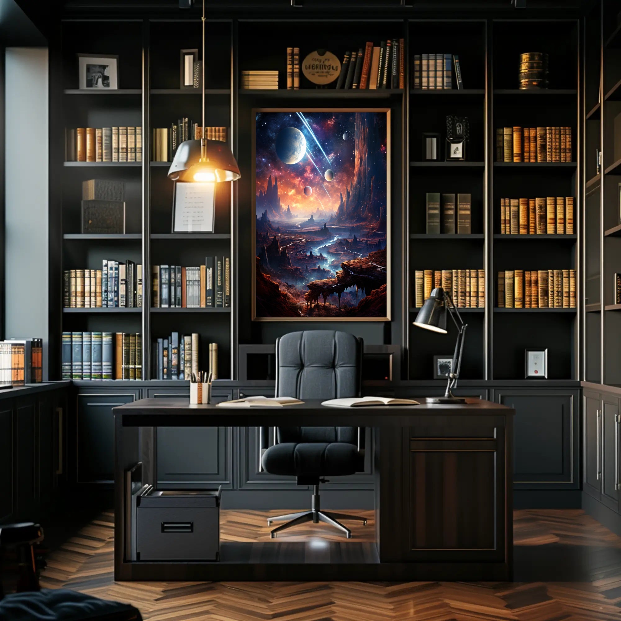 Cosmic Landscape Poster PosterGoat