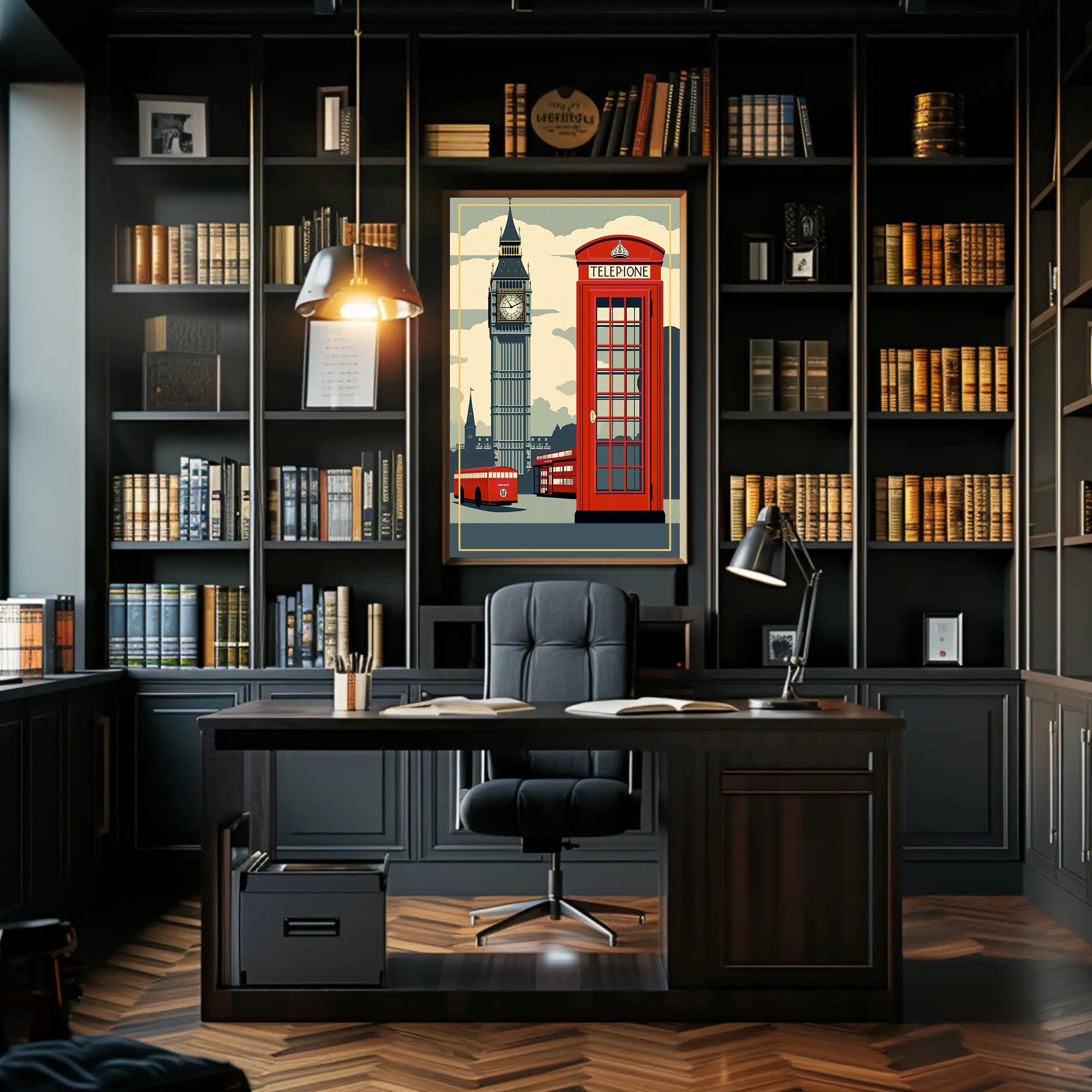 Iconic London Landmarks Poster