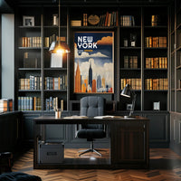 New York: Where Dreams Are Made Poster PosterGoat