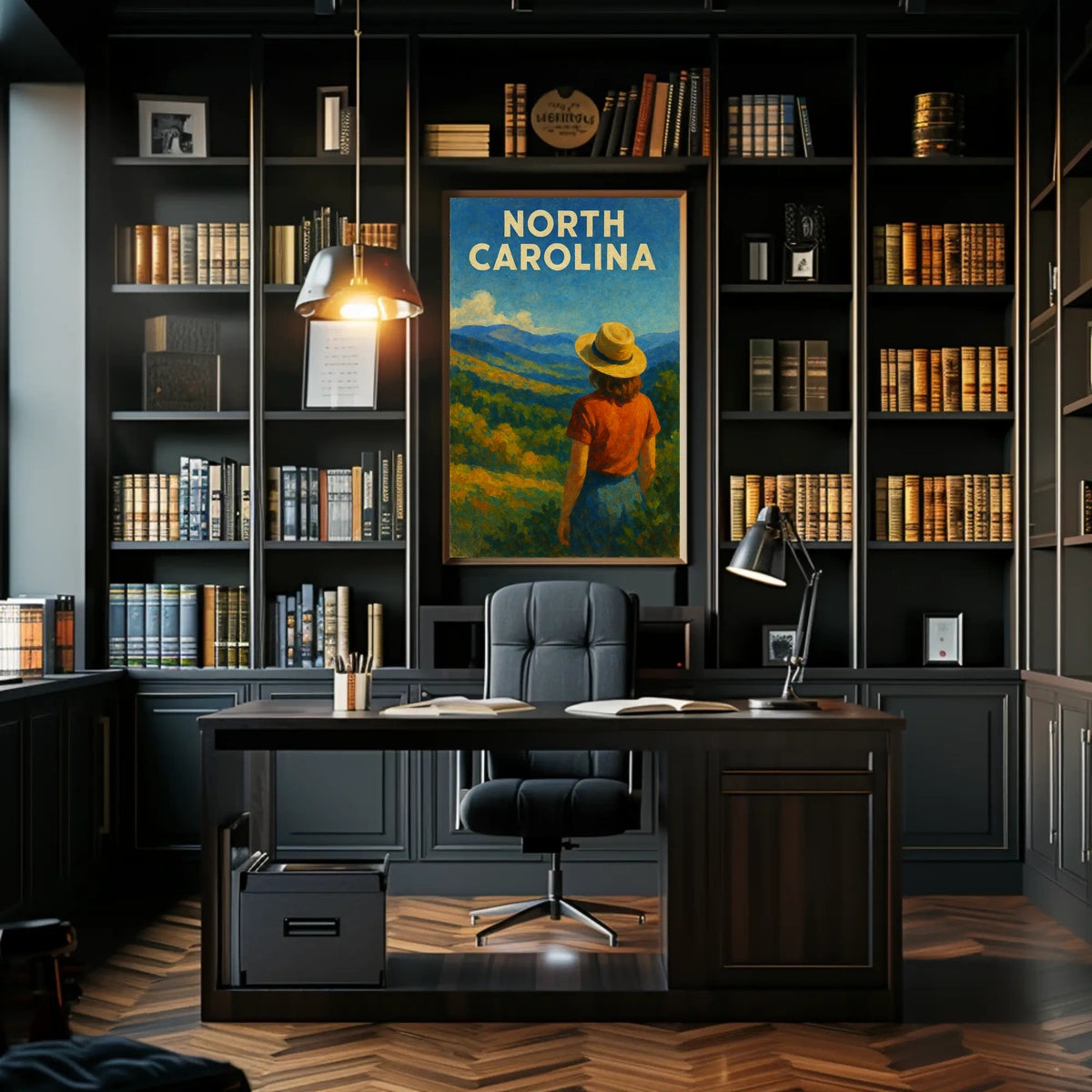 North Carolina Scenic Poster