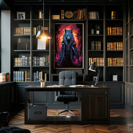 The Enigmatic Wolf Poster