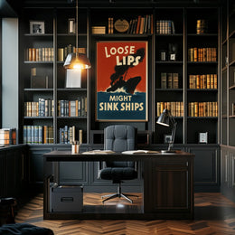Loose Lips Might Sink Ships Poster