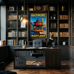 Baltimore Harbor Lighthouse Poster