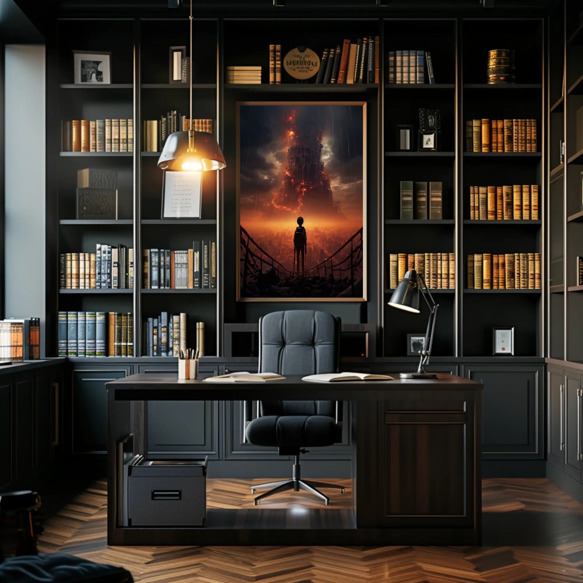 The Burning Tower Poster