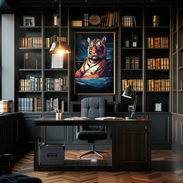 Tropical Tiger in Jungle Environment - Animal Poster