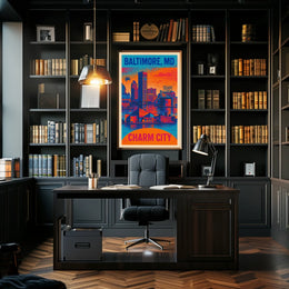 Baltimore, MD Charm City Poster
