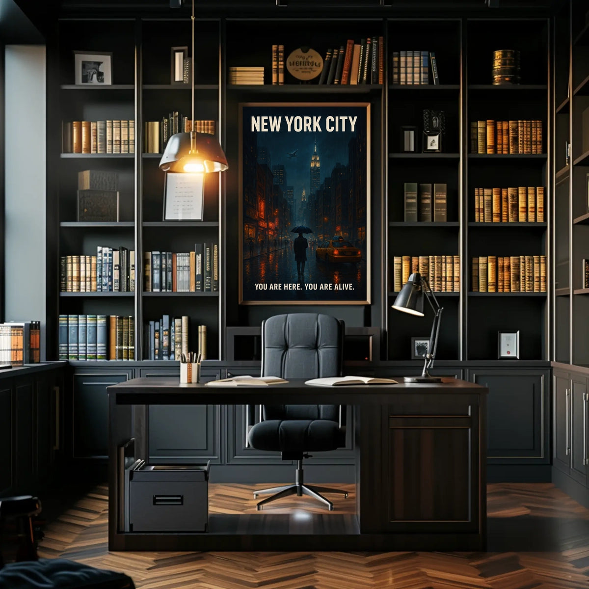 New York City You Are Here Poster