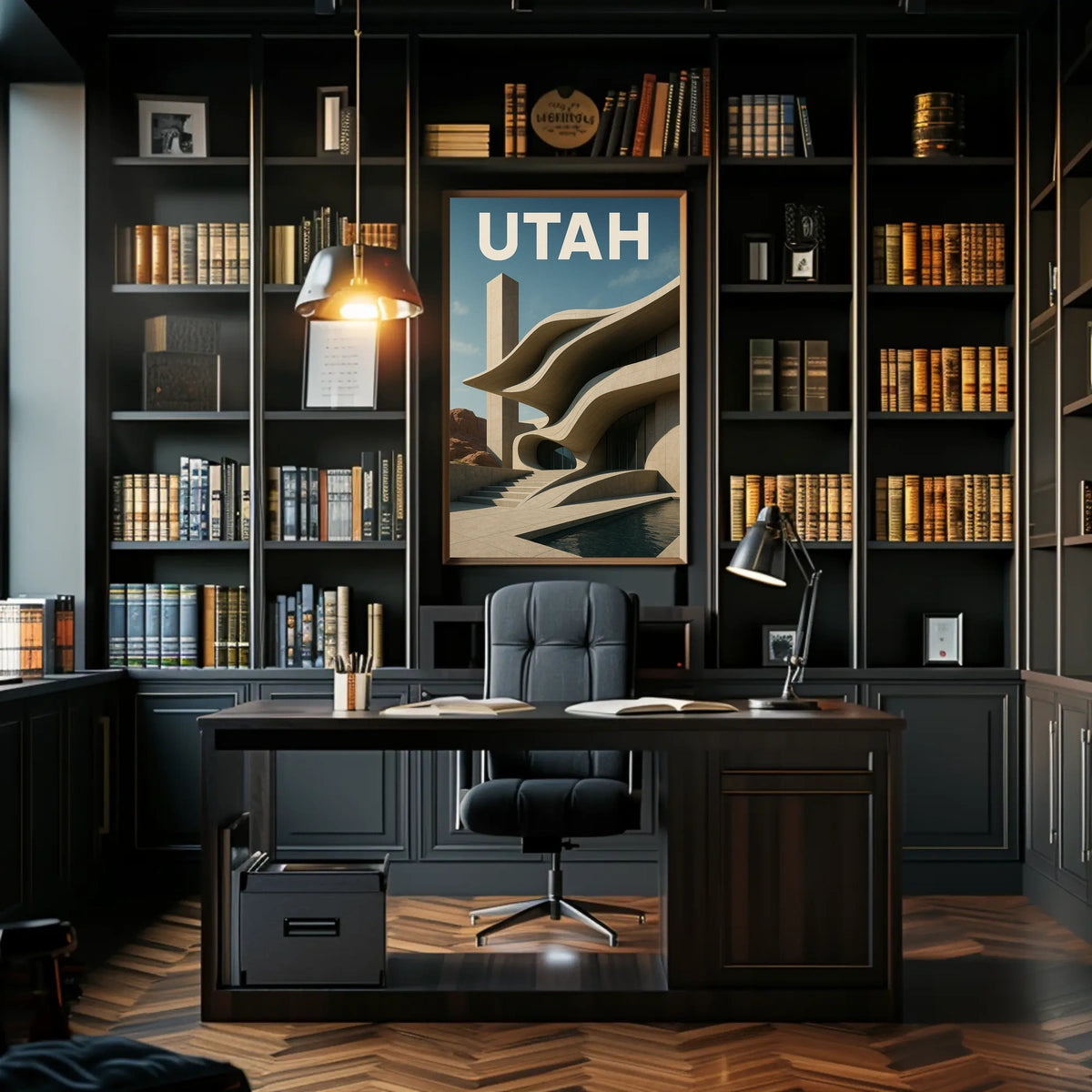 Architectural Wonders Of Utah Poster