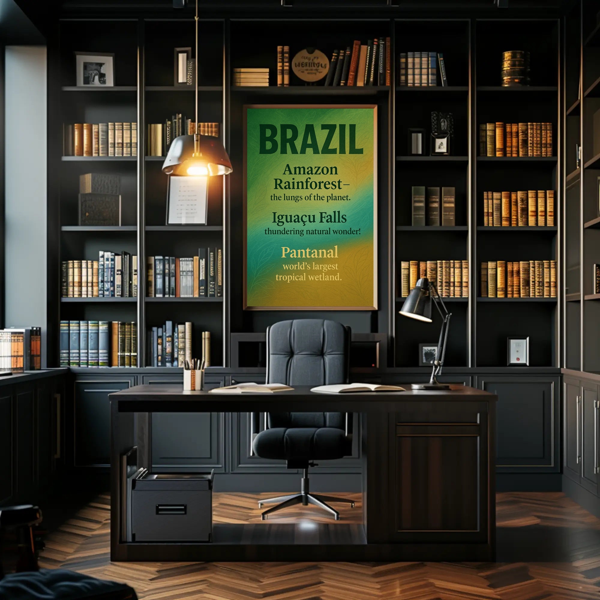 Wonders of Brazil Poster PosterGoat