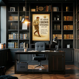 St. Louis Brown Stockings 18751877 Poster PosterGoat