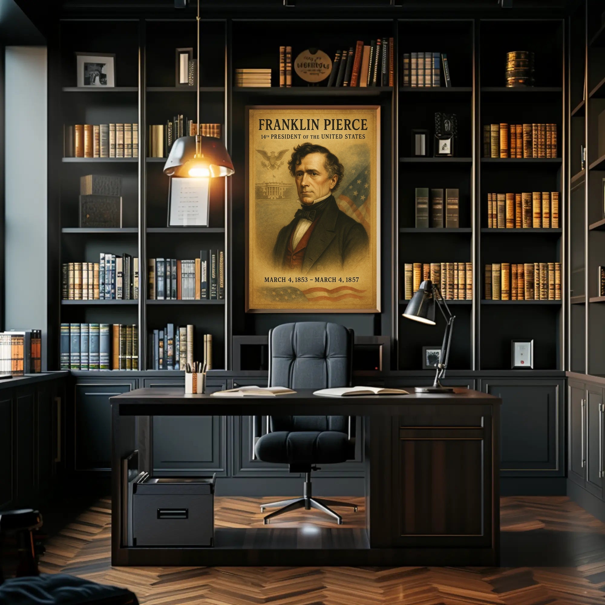 Franklin Pierce 14Th President Poster