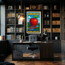 Arkansas A Vibrant Tribute Poster