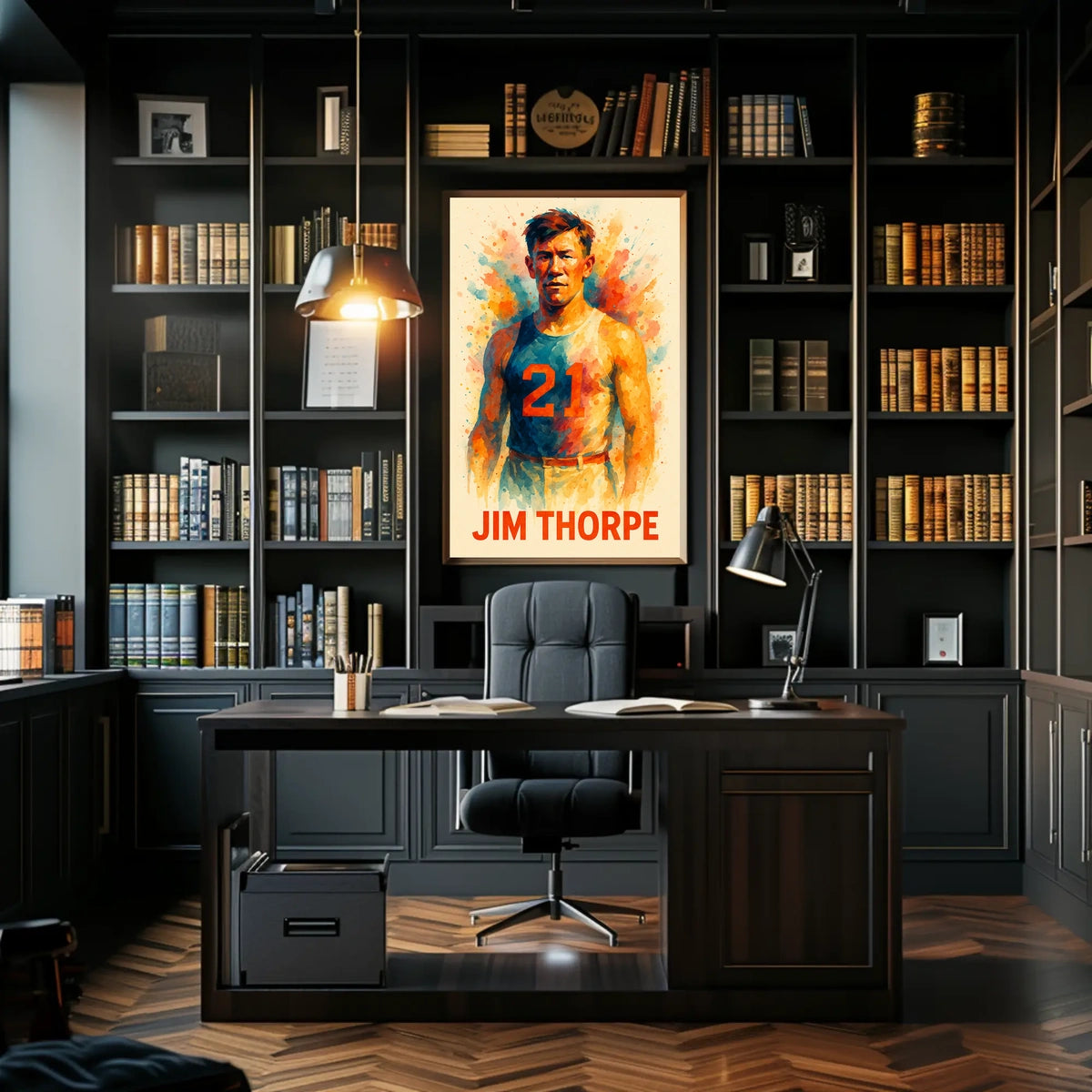 Jim Thorpe Athletic Legend Poster