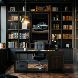 Classic Luxury Car Showcase Poster PosterGoat
