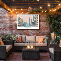 Vibrant Cityscape of Nashville Poster PosterGoat