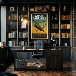 CH-21 Workhorse Engineering Excellence Poster PosterGoat
