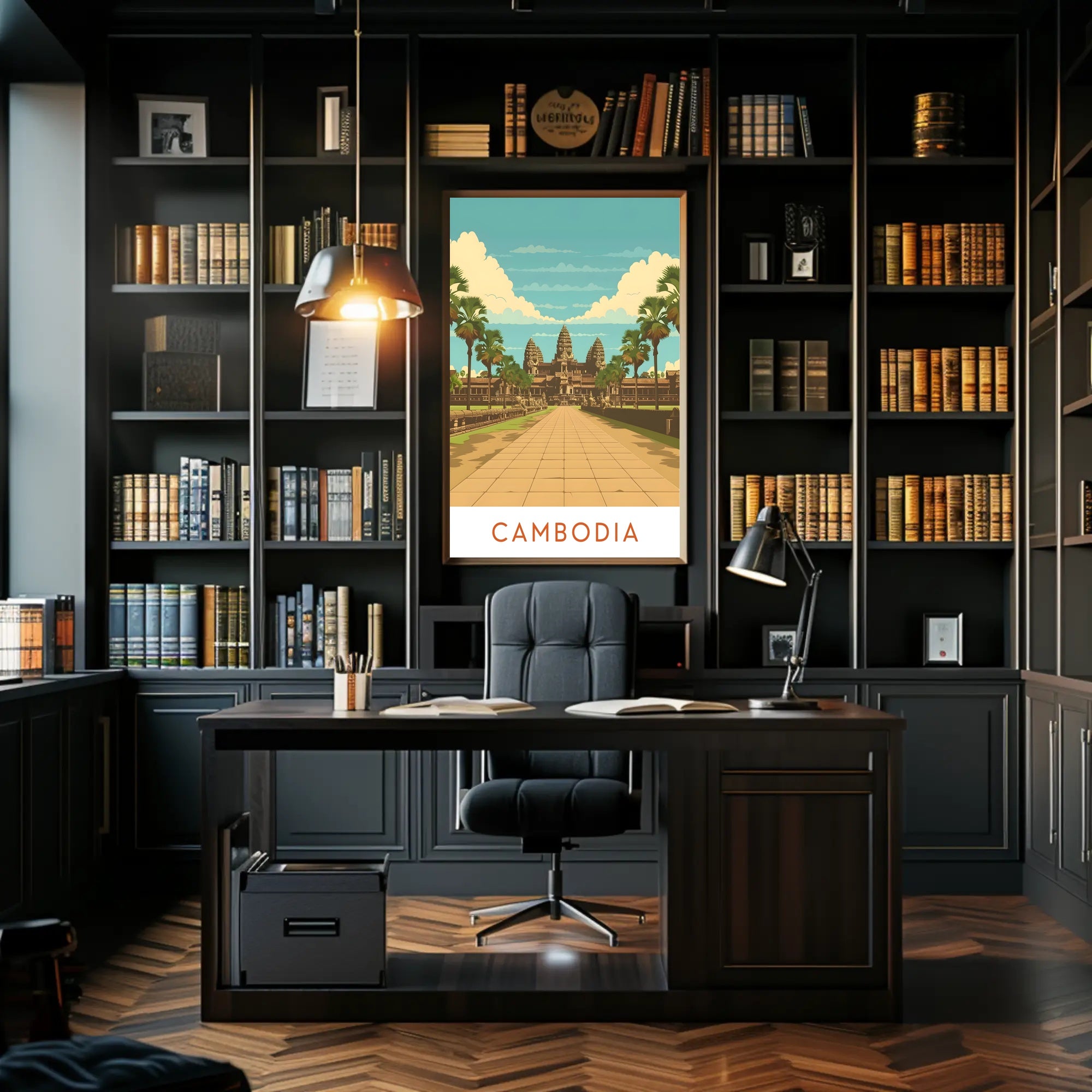 Cambodia's Majestic Heritage Poster
