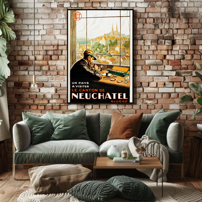 Neuchâtel - A Country to Visit Poster