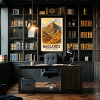 Badlands of South Dakota Poster