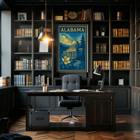 Alabama State Capitol Poster