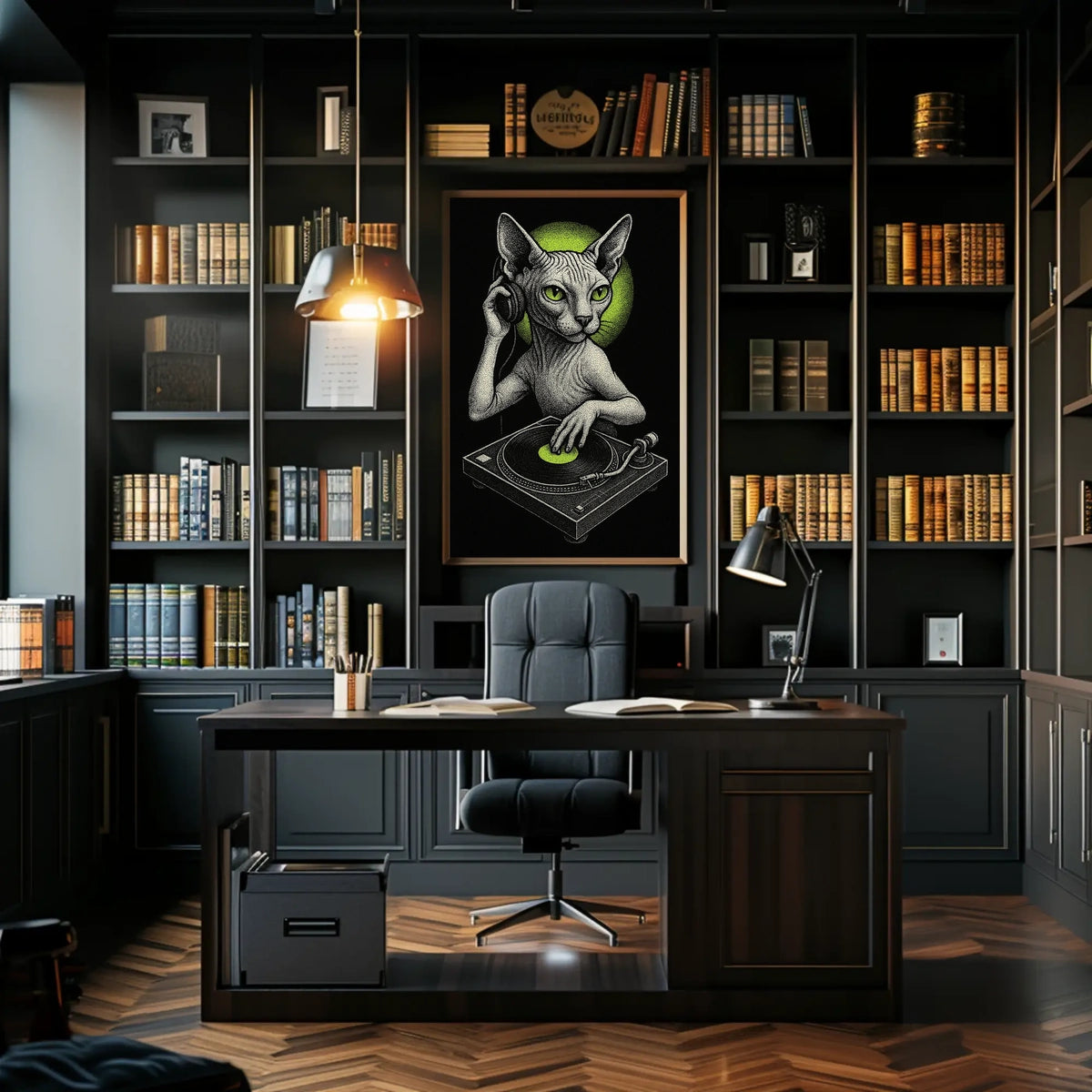 Dj Cat Groove Poster