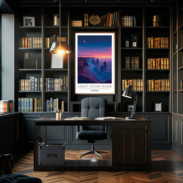 Great Ocean Road Scenic Travel Art Poster