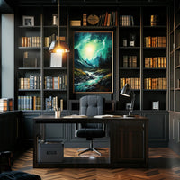 Tranquil Mountain Stream Poster