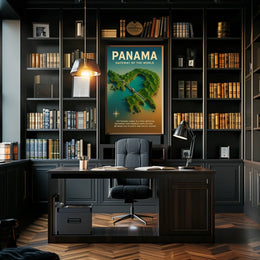 Panama Canal Gateway of the World Poster
