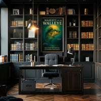 Majesty Of The Walleye Poster