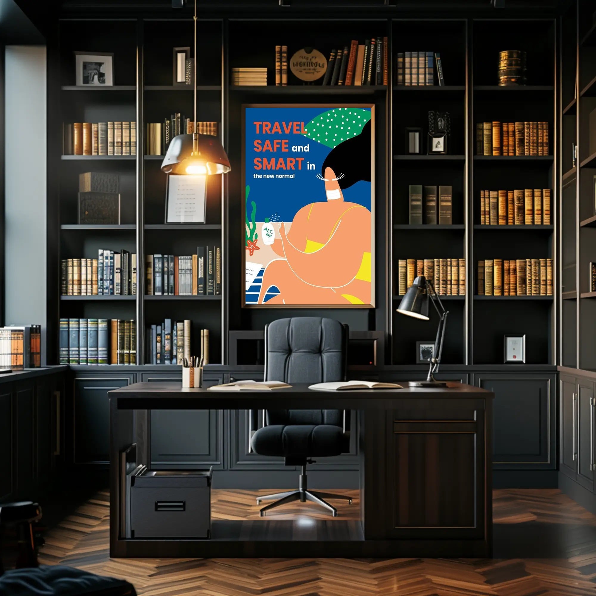 Travel Safe and Smart Poster PosterGoat