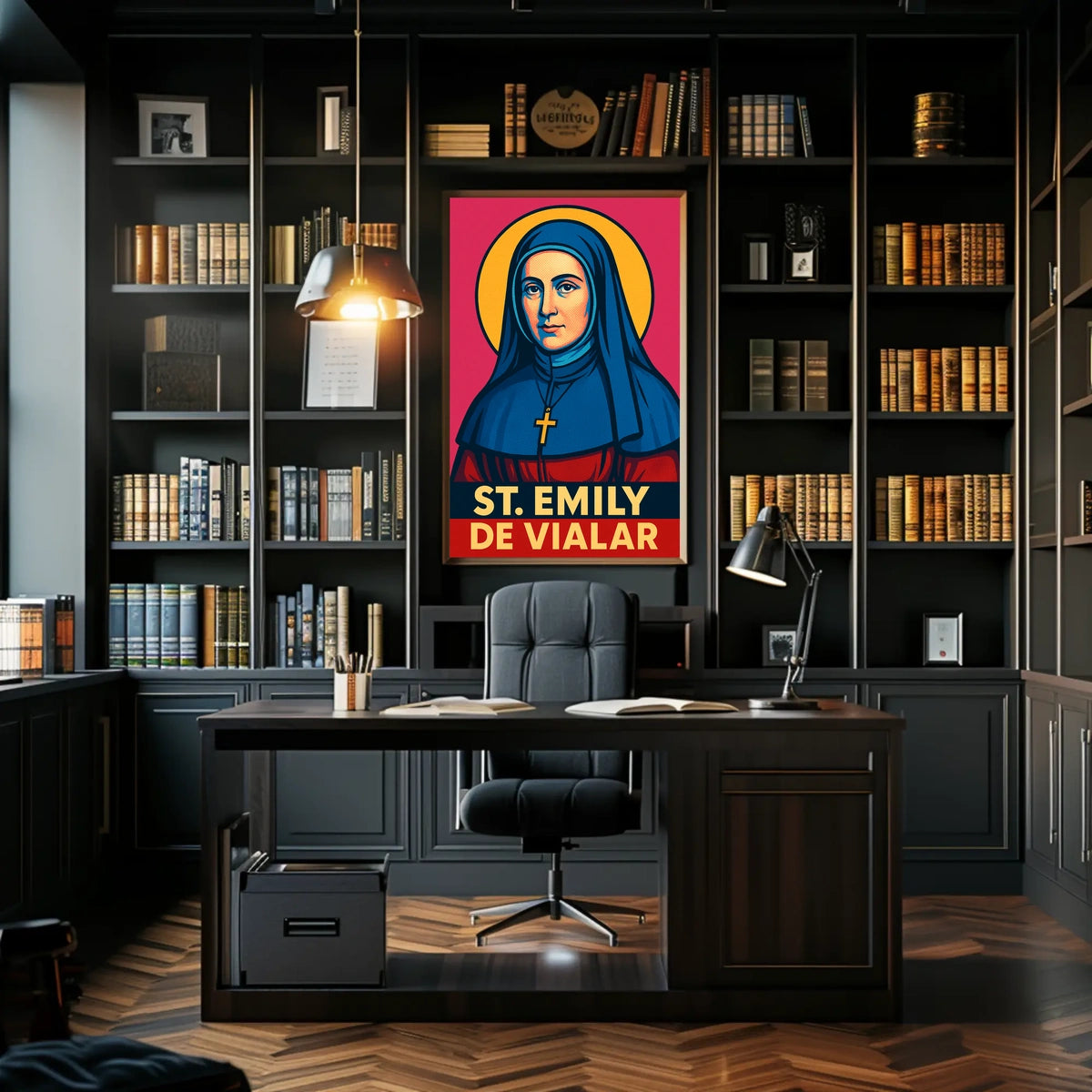 St. Emily de Vialar Poster