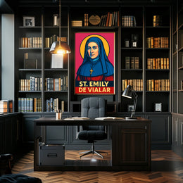 St. Emily de Vialar Poster
