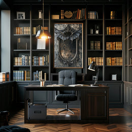 Gothic Bat Mirror Poster