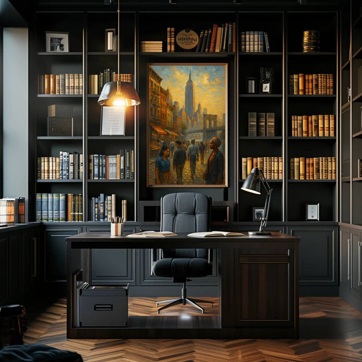 NYC Skyline Poster City Of Dreams Sunset Glow For City Folk