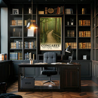 Congaree Boardwalk Poster Vintage Travel Wall Art