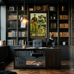Jim Thorpe Legendary Athlete Poster