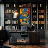 American Wirehair Mosaic Poster