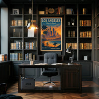 Los Angeles Dreams Vintage Travel Poster