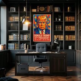 Donald Trump 47th President Poster