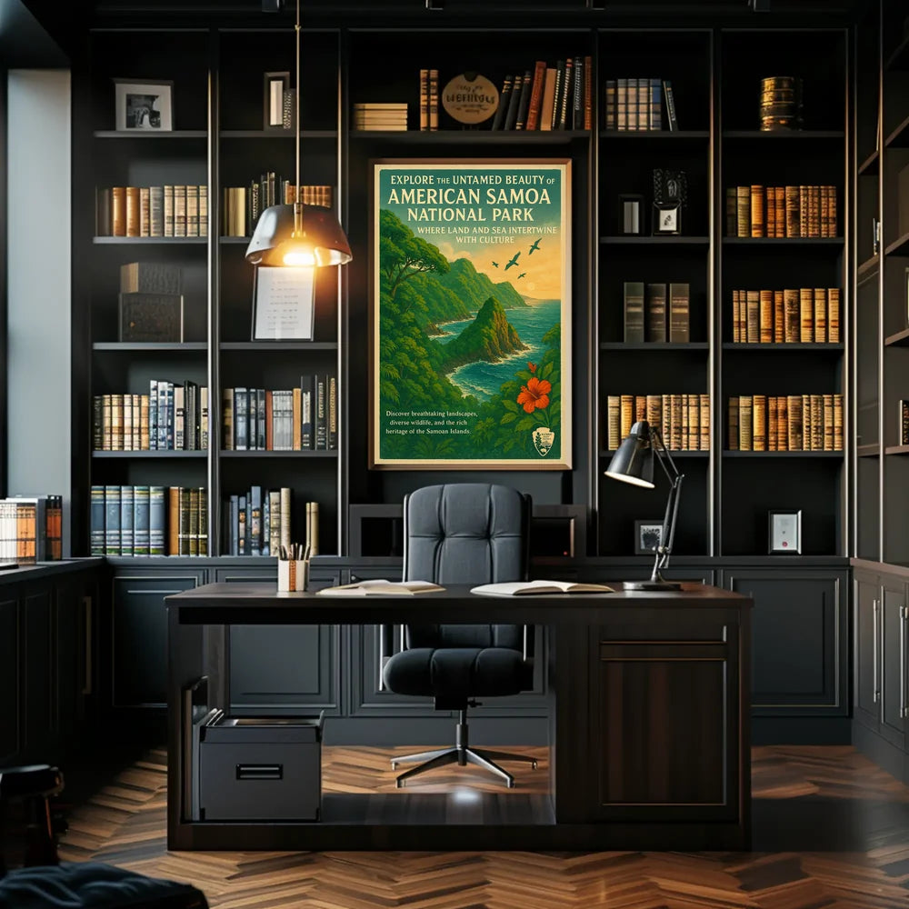 Explore American Samoa National Park Adventure Poster